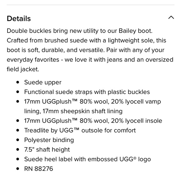 Bailey Fashion Buckle Ugg - Picture 8 of 8